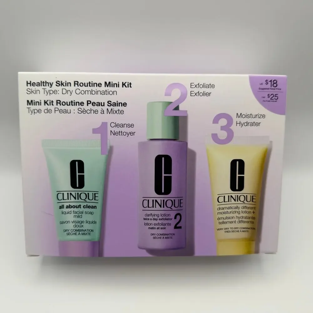 NIB - Clinique 3-step skincare set - Picture 2 of 3
